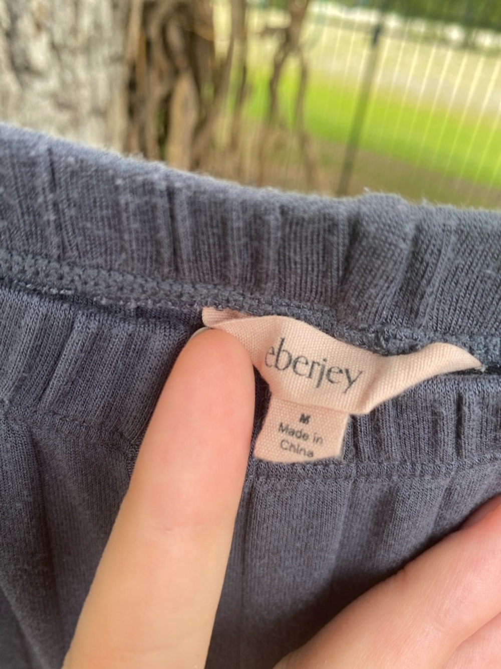 Eberjey Gisele pajama set in a charcoal - Picture 7 of 8